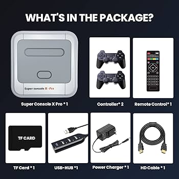 Super Console X Pro 256G, Retro Game Console Built-in 117000