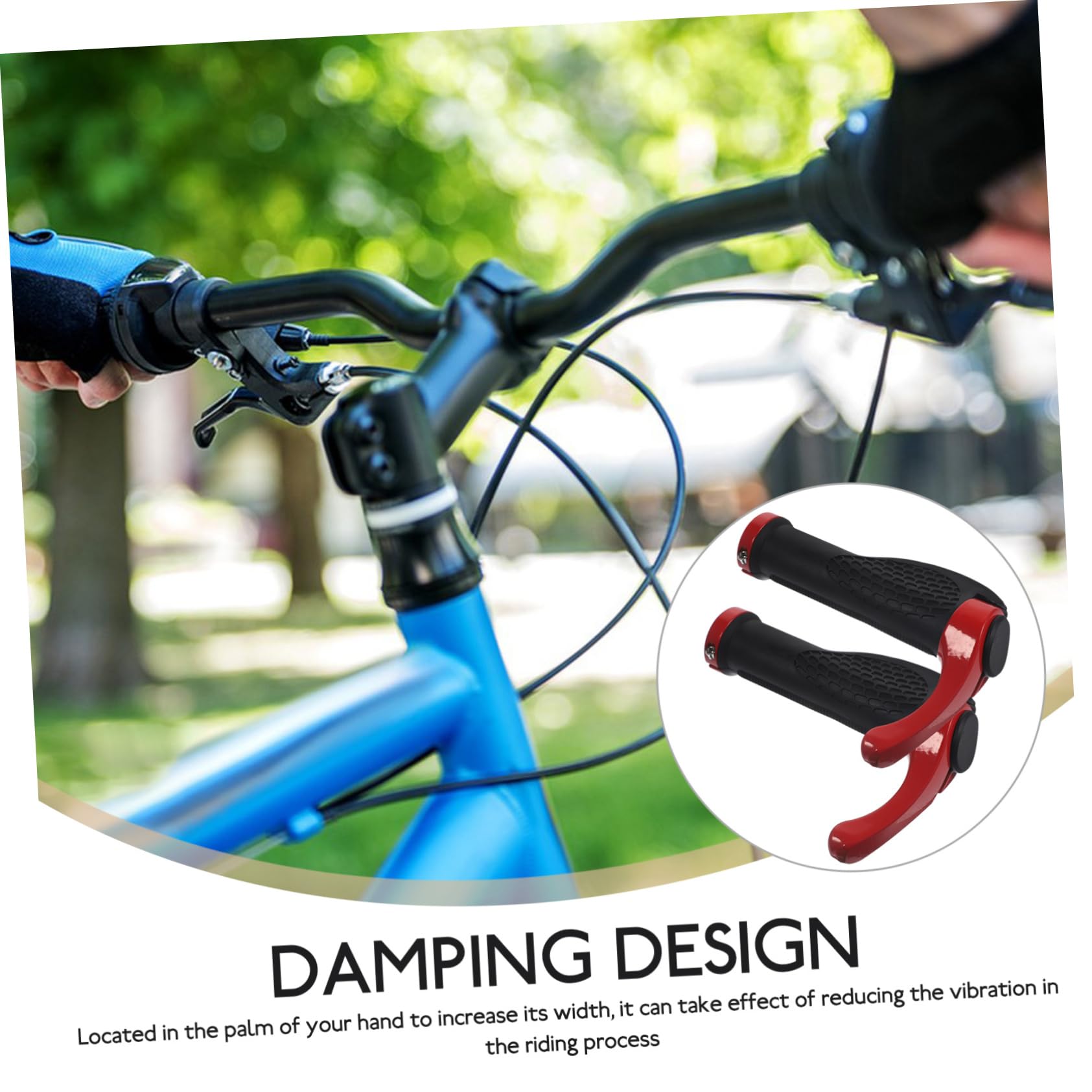 Fahrradgriffe Mit Daumenauflage - Ergonomische Lenkergriffe Für Mountainbike & Citybike, 22mm Durchmesser