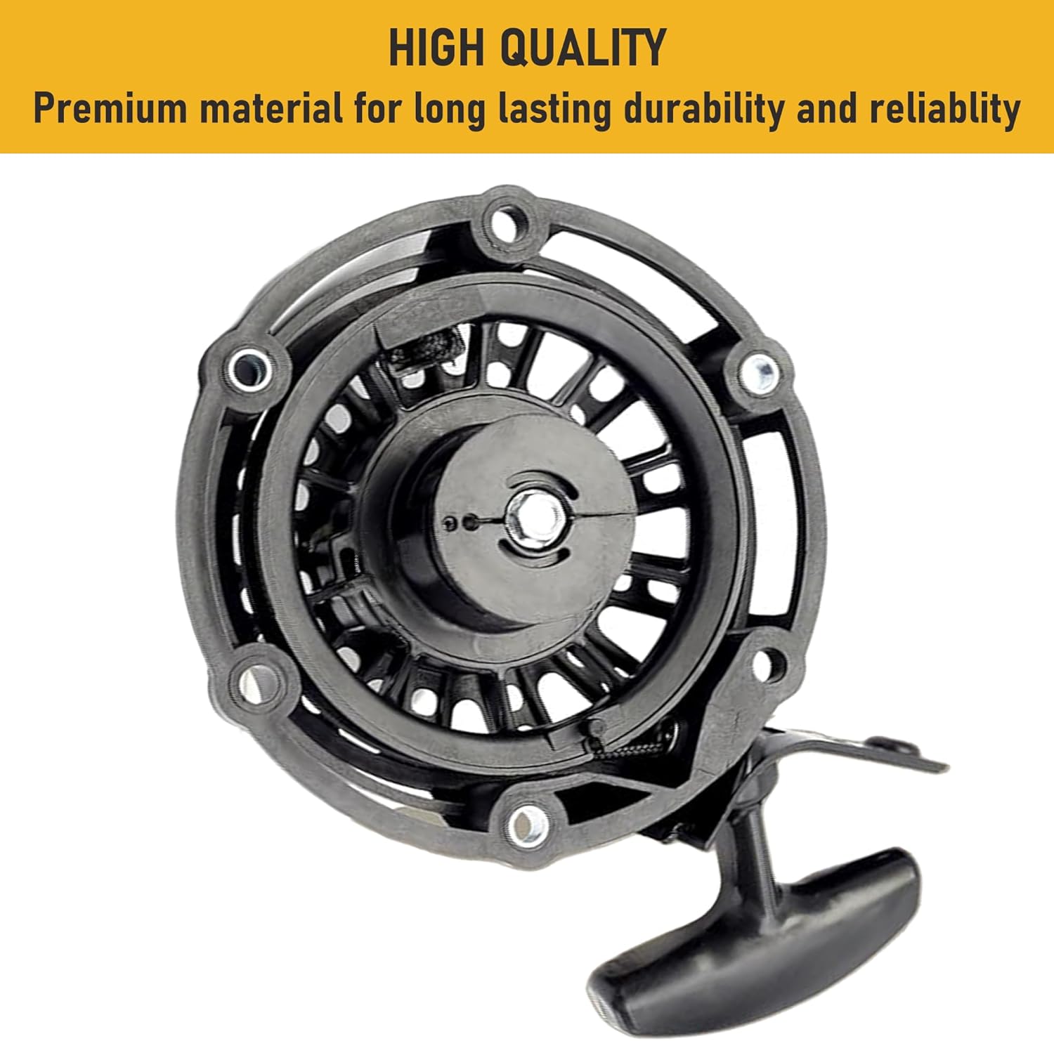 Recoil Starter Assembly Compatible for Champion Part#100075051-0001 and Radley 2500 Watt Inverter Dual Fuel Generator. Recoil Spring for Ryobi 636996002 RYi2300BTA RYi2300 RYi2300BT