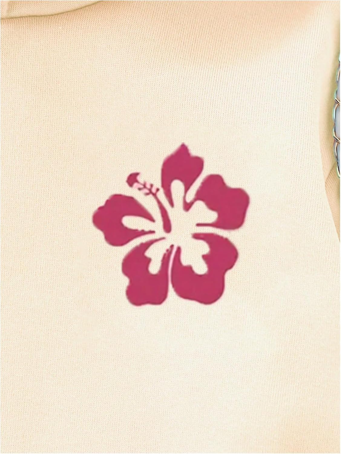 COZYEASE Girl's Floral Graphic Hoodie Long Sleeve Hooded Neck Sweatshirt Pullovers with Pocket - Image 4