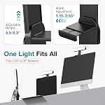 InnoGear Video Conference Light, On-Camera Video Lights for Monitor Desk LED Streaming Lighting with Remote and Touch Control Selfie Zoom Lighting for Computer Webcam Laptop Podcast, Recording