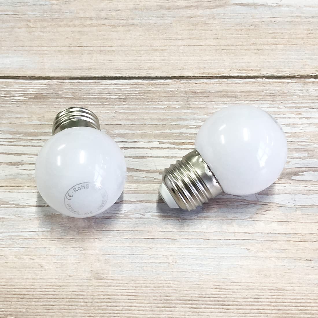 40 Pack Bombillas LED E27 3W, Blanco Cálido, 240 Lm, G45 LED Lámparas Luz Ambiente para Hogar Jardín Navidad Terraza Patio Decoración Fiestas Pergolas Luces interiores y exteriores