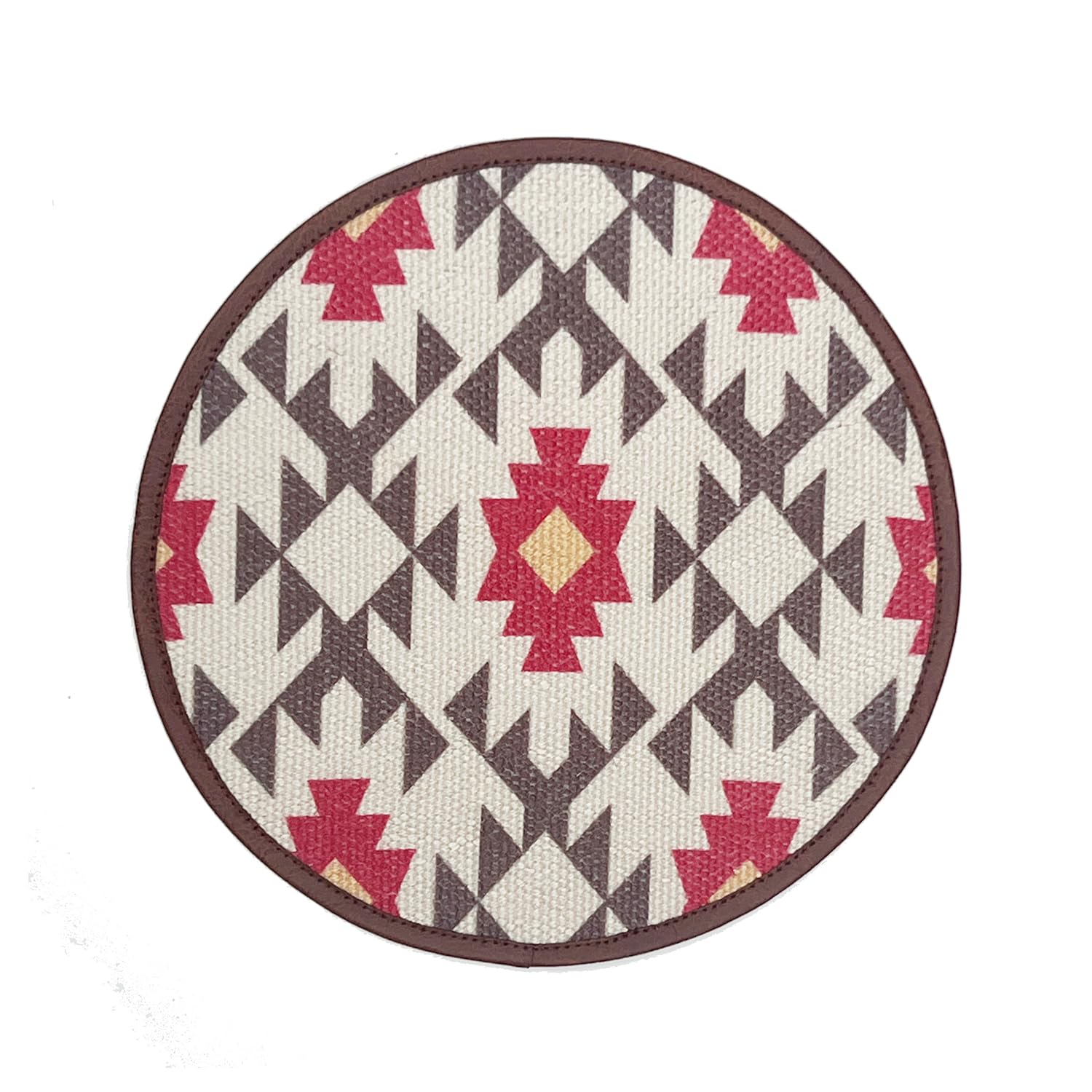 Mona B Printed Placemats Set of 2 Perfect for Dining Table, Kitchen and Living Room - 33 Cm Round 1