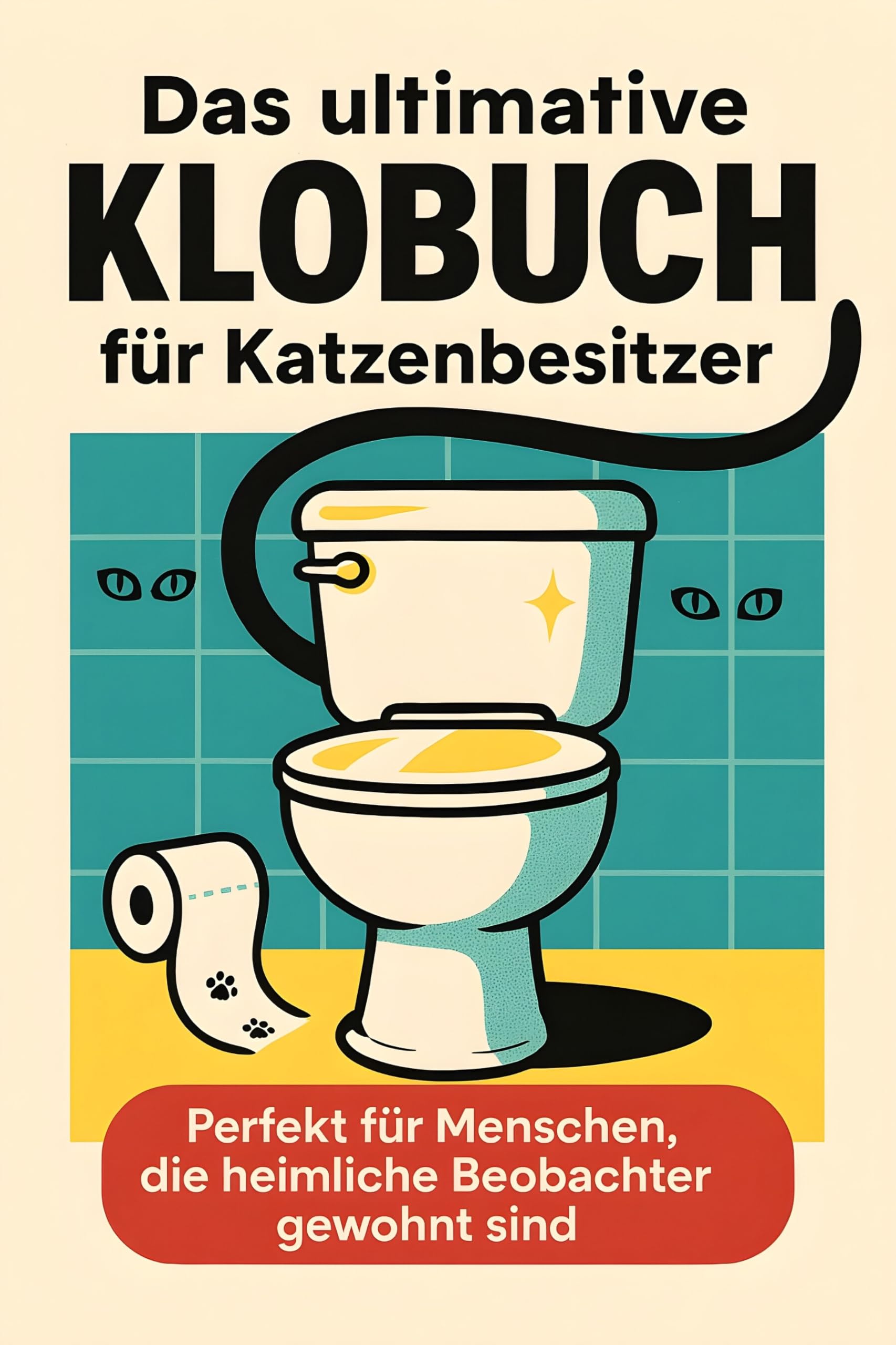 Das ultimative Klobuch für Katzenbesitzer: Perfekt für Menschen, die heimliche Beobachter gewohnt sind. Lustiges Geschenk mit Lifehacks, Fun Facts und Geschichten