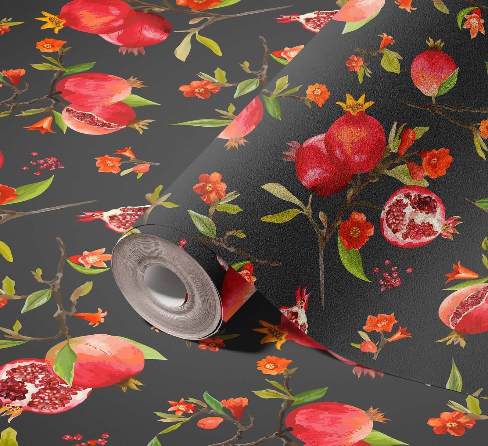 Bad Wandtattoo Natur Badezimmer Dusche Rot Deko Für Zuhause Ideal 45x1200cm