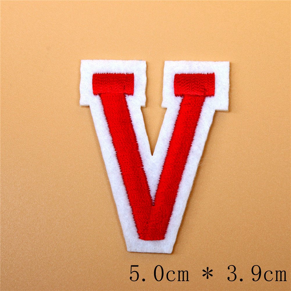 QianSiLi Opstrijkbare Letters, Opstrijkbare Patches Zwarte