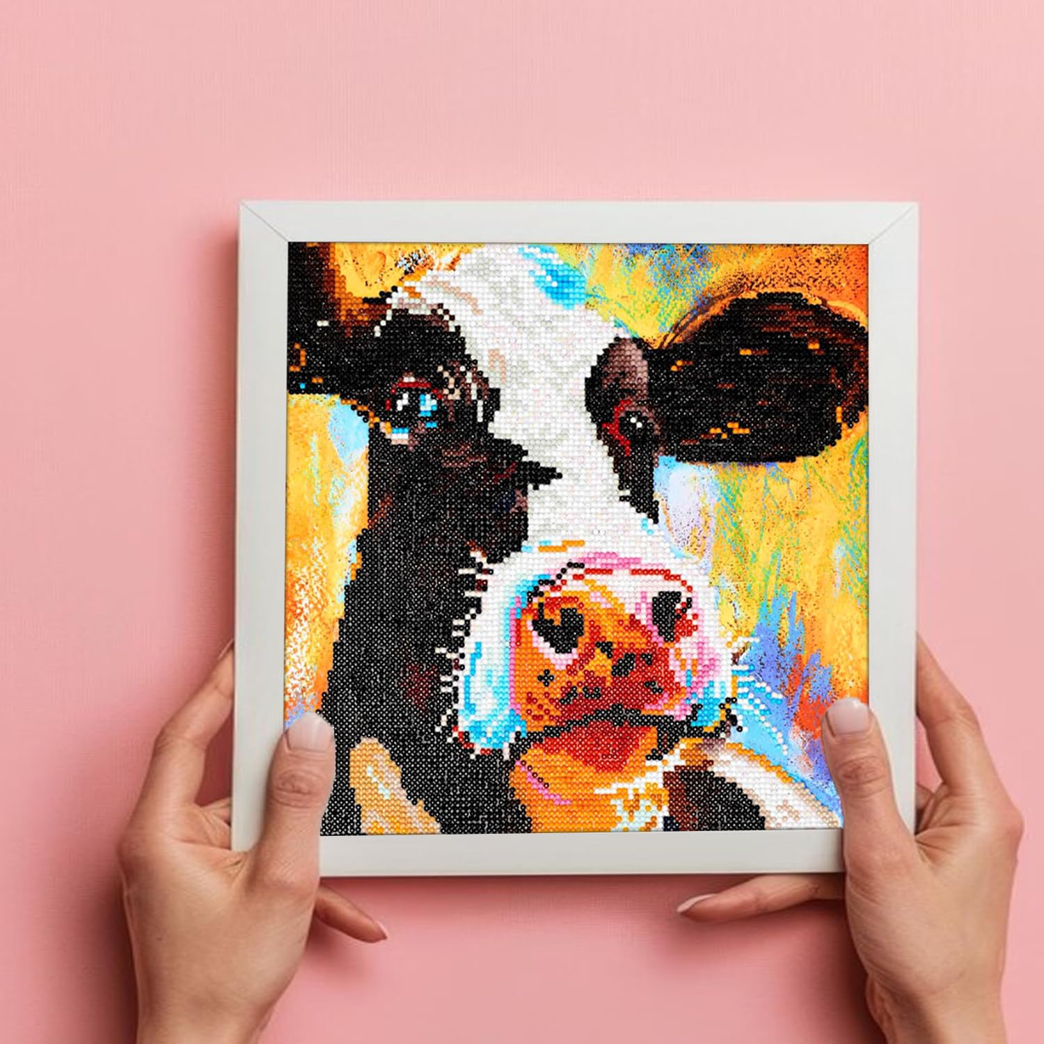 Amazon.com: Leisure Arts Paint Cow Diamond Art KIT 12