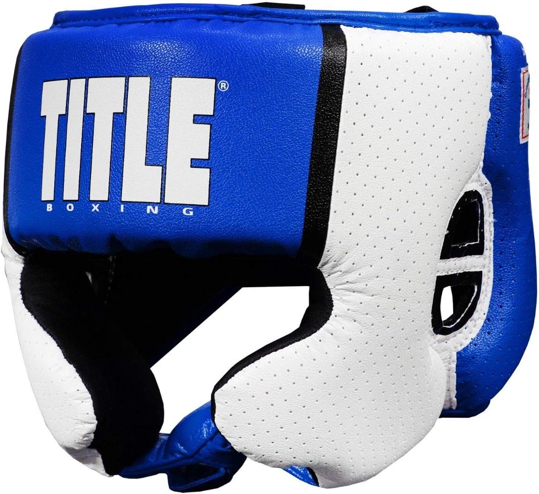 Title Boxing Aerovent USA Boxing Competition Headgear - Boxing, MMA, Sparring Headgear - Adults, Unisex
