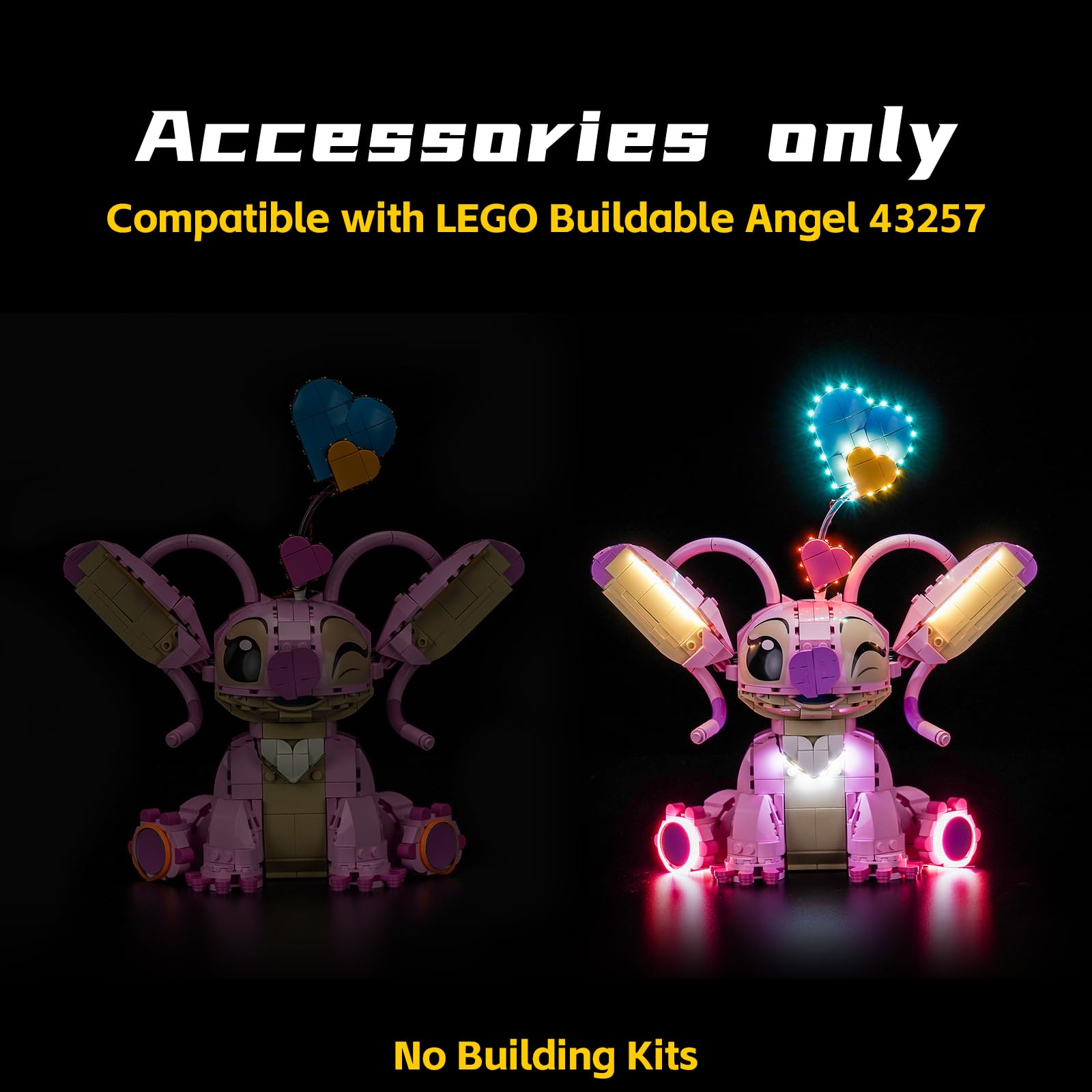 Remote Control Led Light Set Compatible with Lego 43257 Angel (No Model) - Image 3