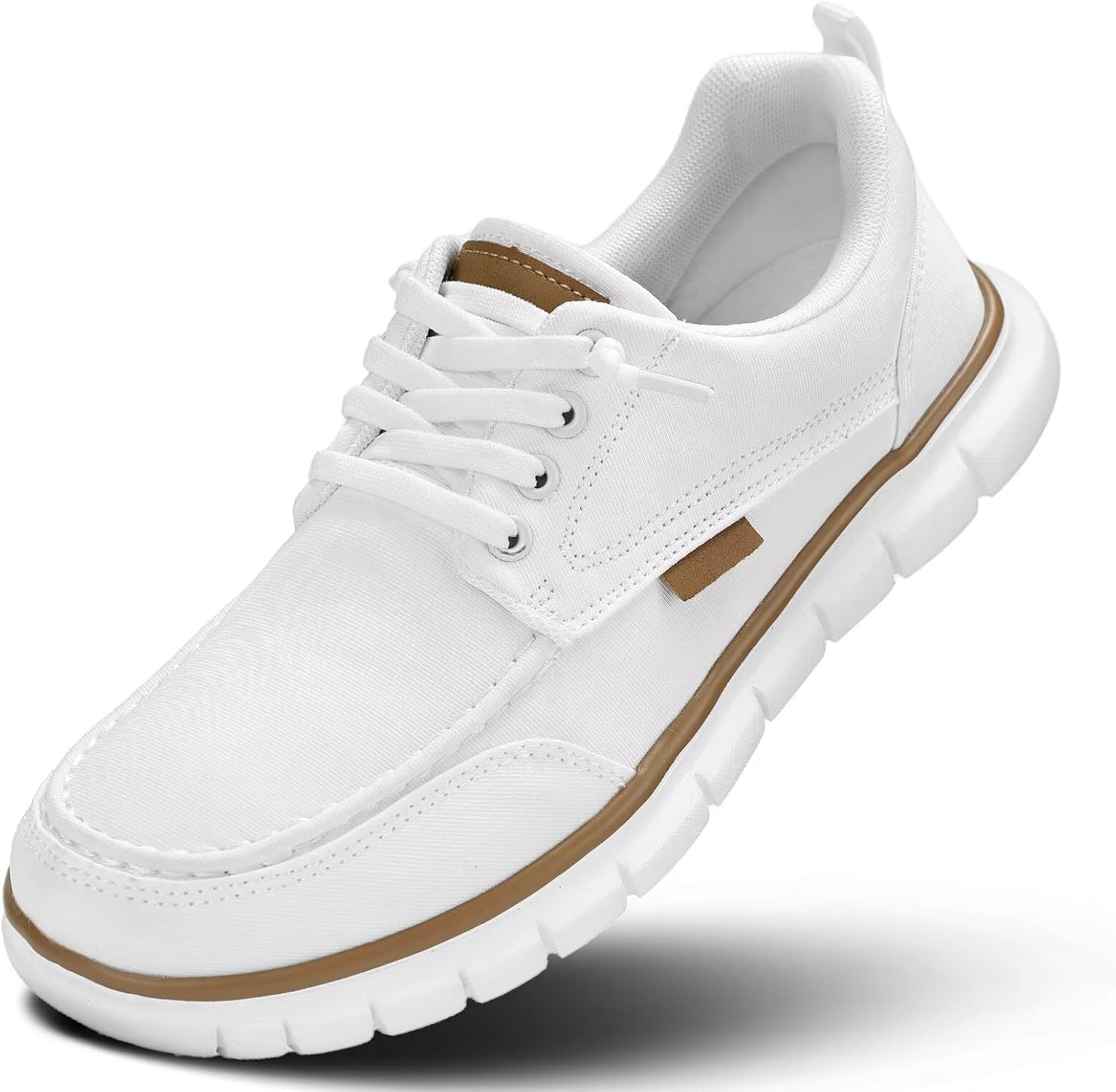 Mens Casual Loafers Boat Shoes Slip On Canvas Walking Fashion Dress Sneakers Comfortable Lightweight Oxfords Soft Sole