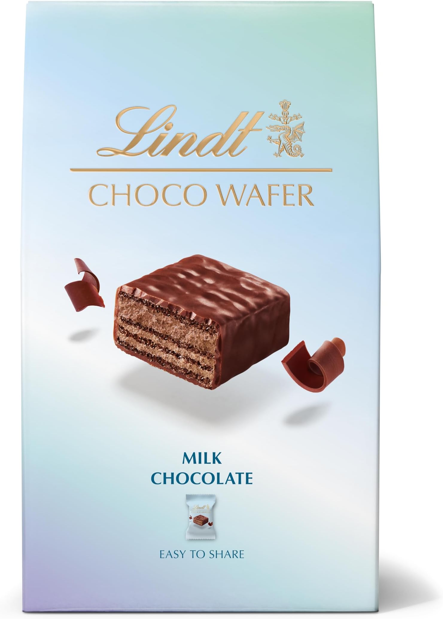 Lindt Choco Wafer Milk Chocolate Pack, 130 grams
