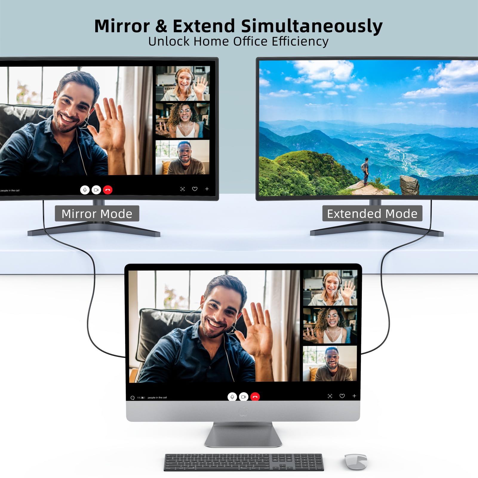 Confezione da 10 cavi da USB C a HDMI 2.0 da USB tipo C a HDMI 2.0 da 1,8 m, compatibile con Thunderbolt 3, ad alta velocità, in alluminio aggiornato, per MacBook Pro/Air, iPad Pro, Galaxy, Surface,