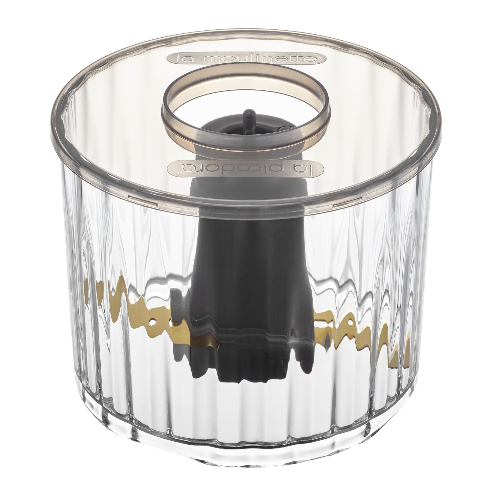 Moulinex La Moulinette Ultimate, Elektrischer Zerkleinerer, 350 g bzw. 550 ml Fassungsvermögen, 5 Funktionen, 1000 Watt, Schwarz, DP810810