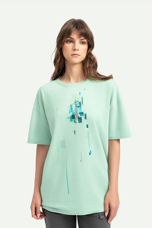 KAFT Erkek Oversize Tasarım T-Shirt Ev