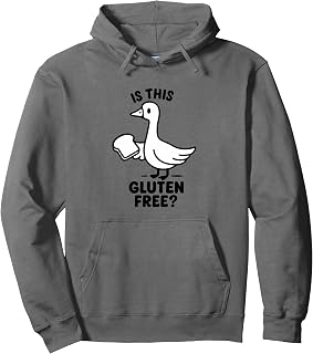 Is This Gluten Free Celiac Awareness Funny Goose Gluten Free Pullover Hoodie