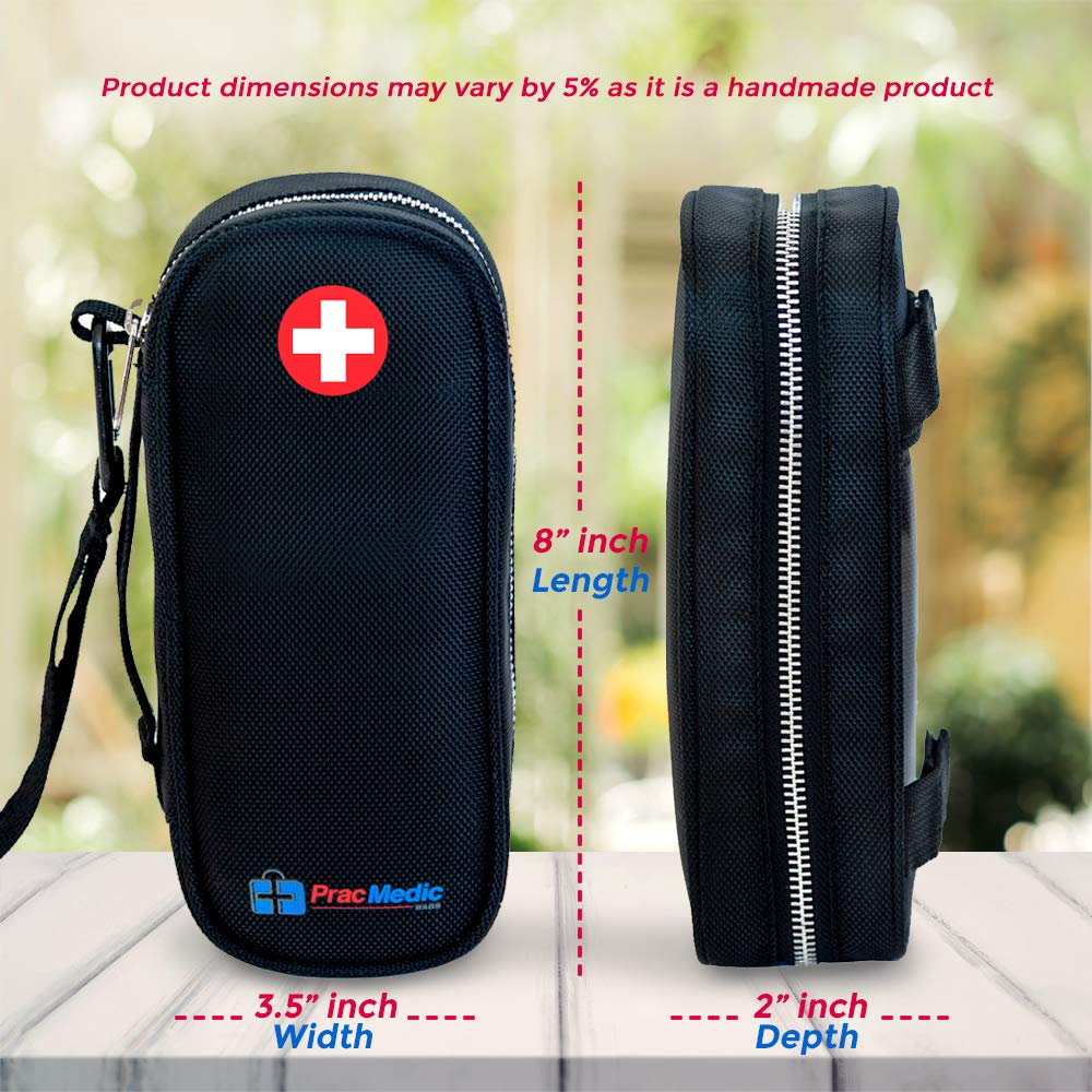 PracMedic Bags Epipen Carry Case Holds Epi Pens, Auvi Q, Inhaler