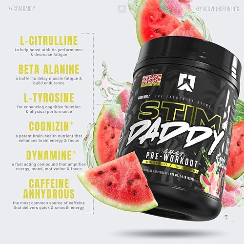 Miniatura 4 de RYSE Up Supplements Ryse Signature Series Stim Daddy  Oficial Noel Deyzel High Stimulant Pre Workout  21+ Gramos activos  400 mg de cafeína  40