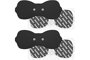 Reusable Mastogo Wireless Tens Unit Electrode Pads (Black)