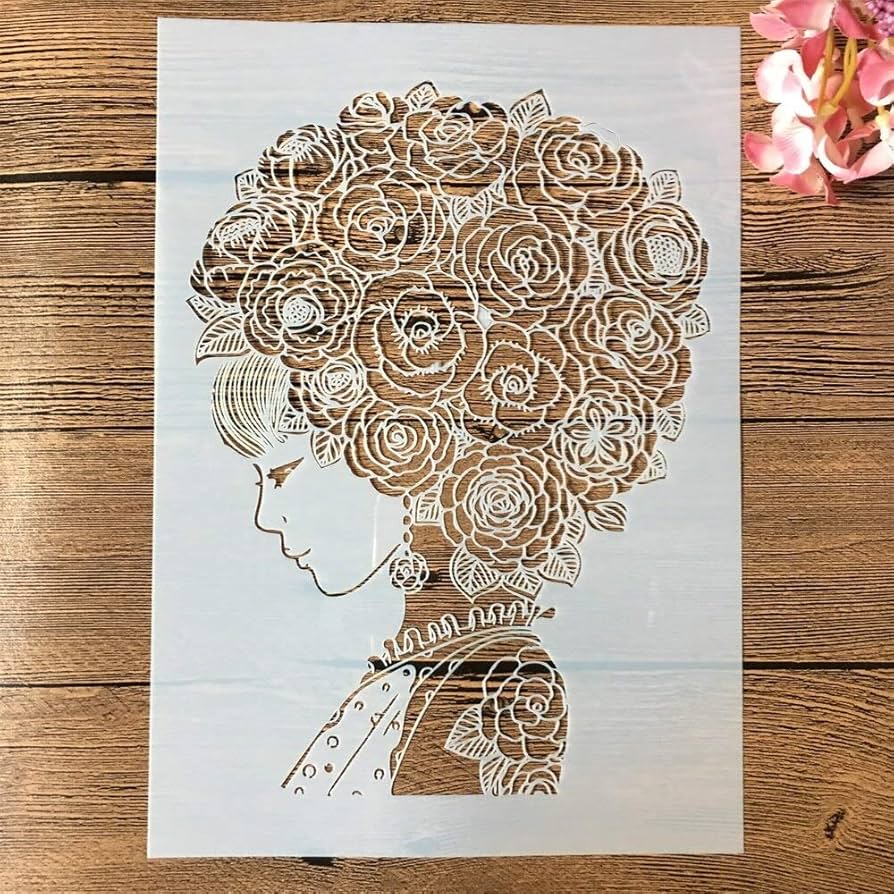 16 Stencil Riutilizzabili Da 15,2 Cm, Per Pittura, Pittura, Artigianato