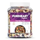 Pureheart Cherokee Premium Trail Mix | An Eclectic Mix of 8 Healthy Superfoods Nuts- Cashews, Almonds, Pistachio | Dry Fruits - Cranberries, Raisins | Seeds - Pumpkin, Sunflower | Reusable Jar (1000g) gallery image