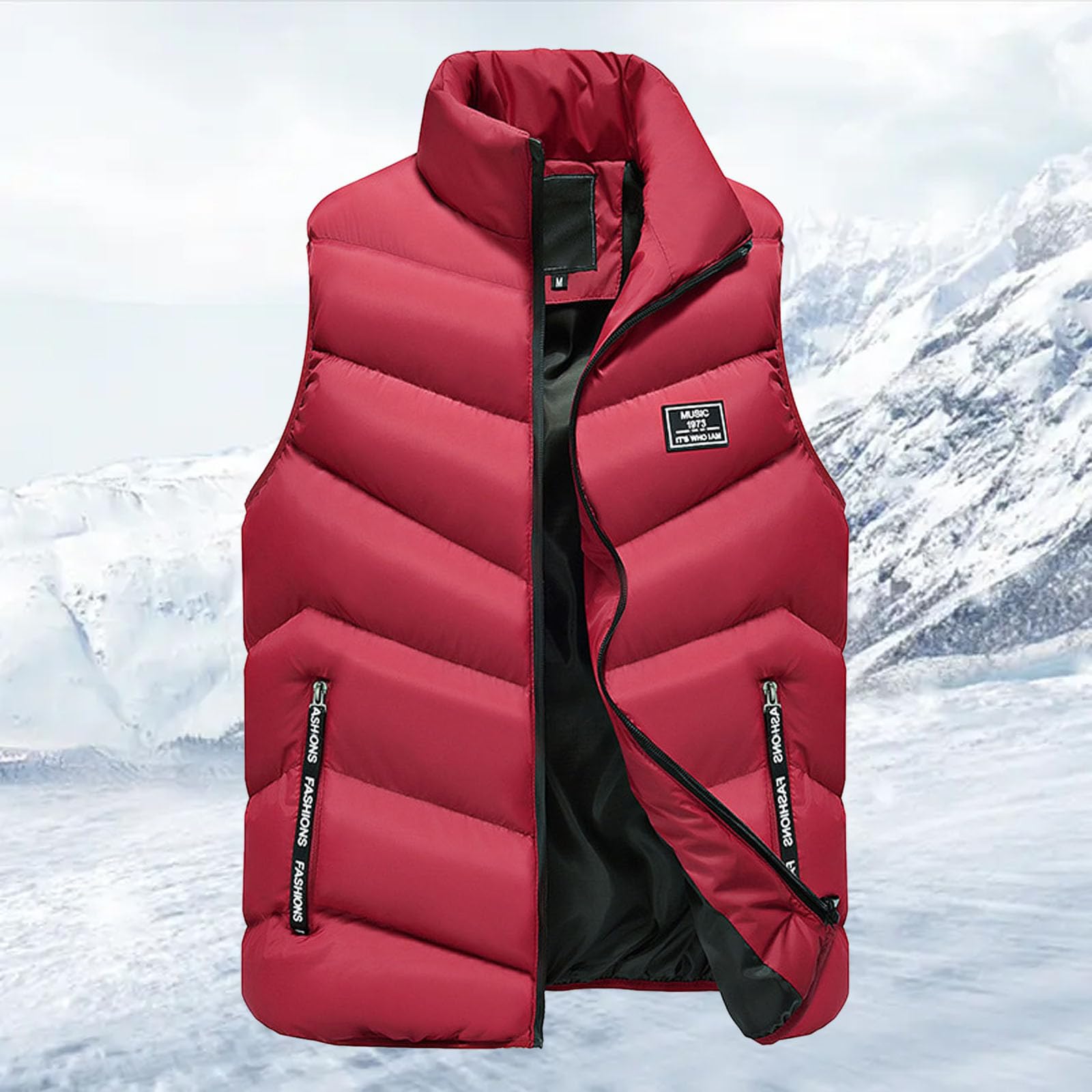 Doudoune sans Manches Hommes et Femmes Hiver Chaud Manteaux sans Manches à Capuche Veste Matelassée Femme Automne Hiver