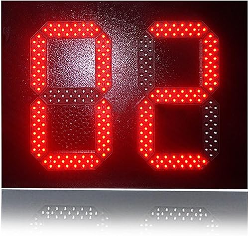 Race Timing Clock Outdoor Rain Proof Iron Box 8-inch Single Red LED Digital 88.8