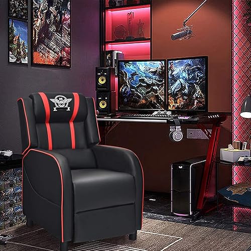 Miniatura 2 de DORTALA Silla de masaje para adultos, sofá reclinable ajustable con reposapiés y función de masaje, reclinable ajustable para sala de estar, asiento