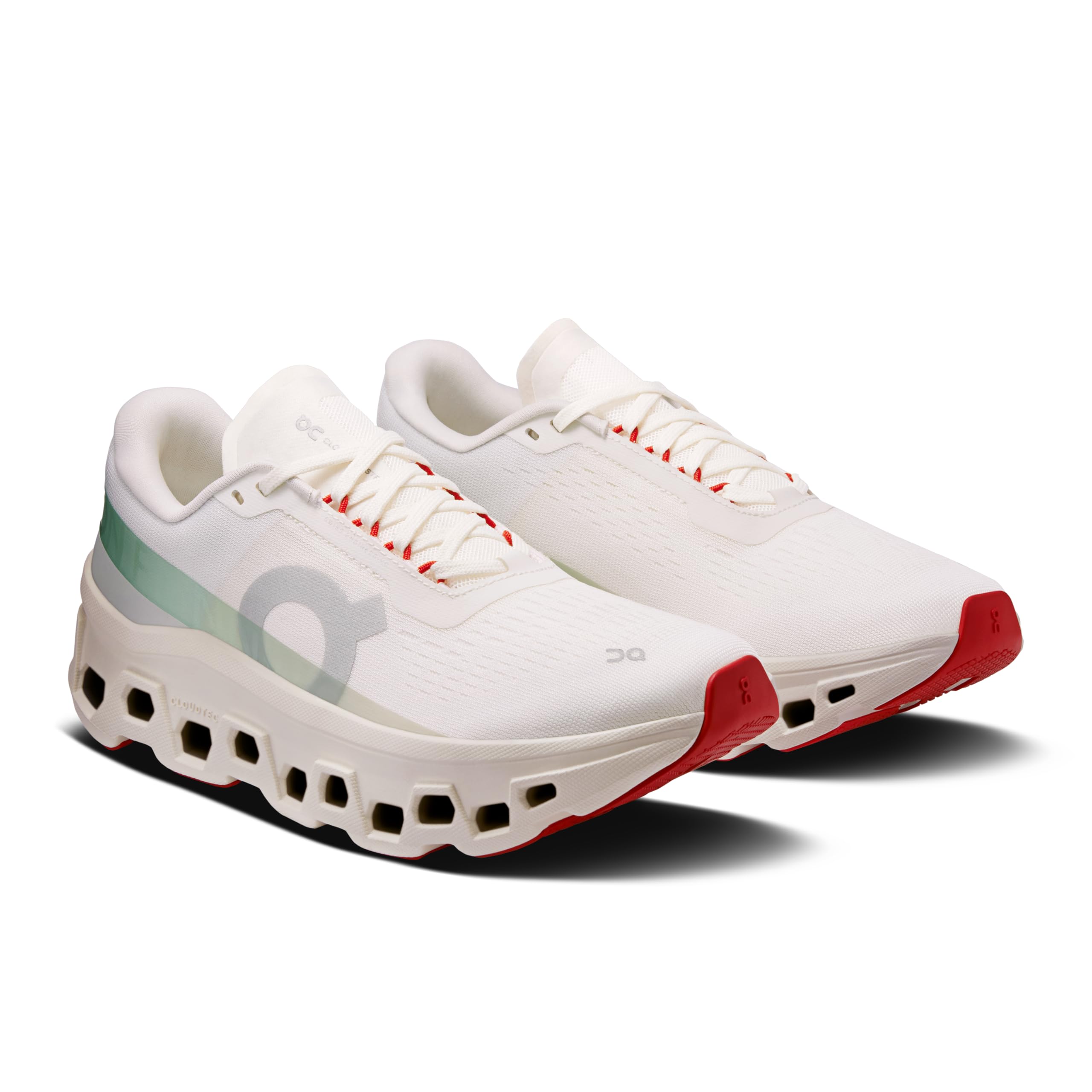 On Running Cloudmonster 1 Zapatillas para Mujer, Color Blanco Ivory Creek, Ligeras con Amortiguación CloudTec®