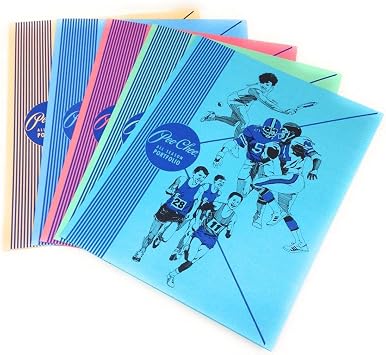 Mead Color Talk Peechee Folder 5-Pack, Assorted Colors, 33022
