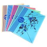 Mead Color Talk Peechee Folder 5-Pack, Assorted Colors, (33022) – view 1