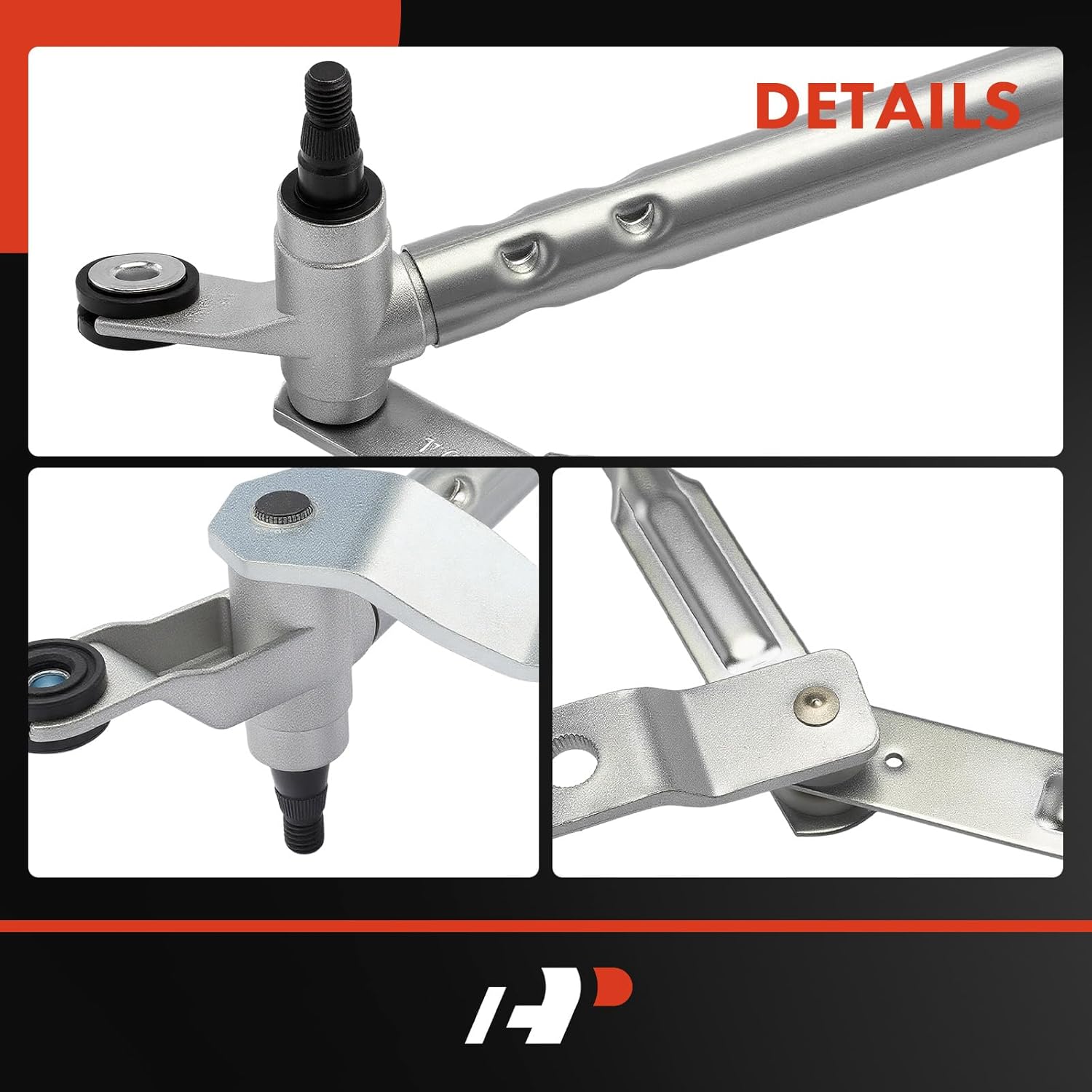 A-Premium Front Windshield Wiper Linkage Compatible with Nissan Titan 2004-2015, Armada 2005-2015 & Infiniti QX56 2004-2010