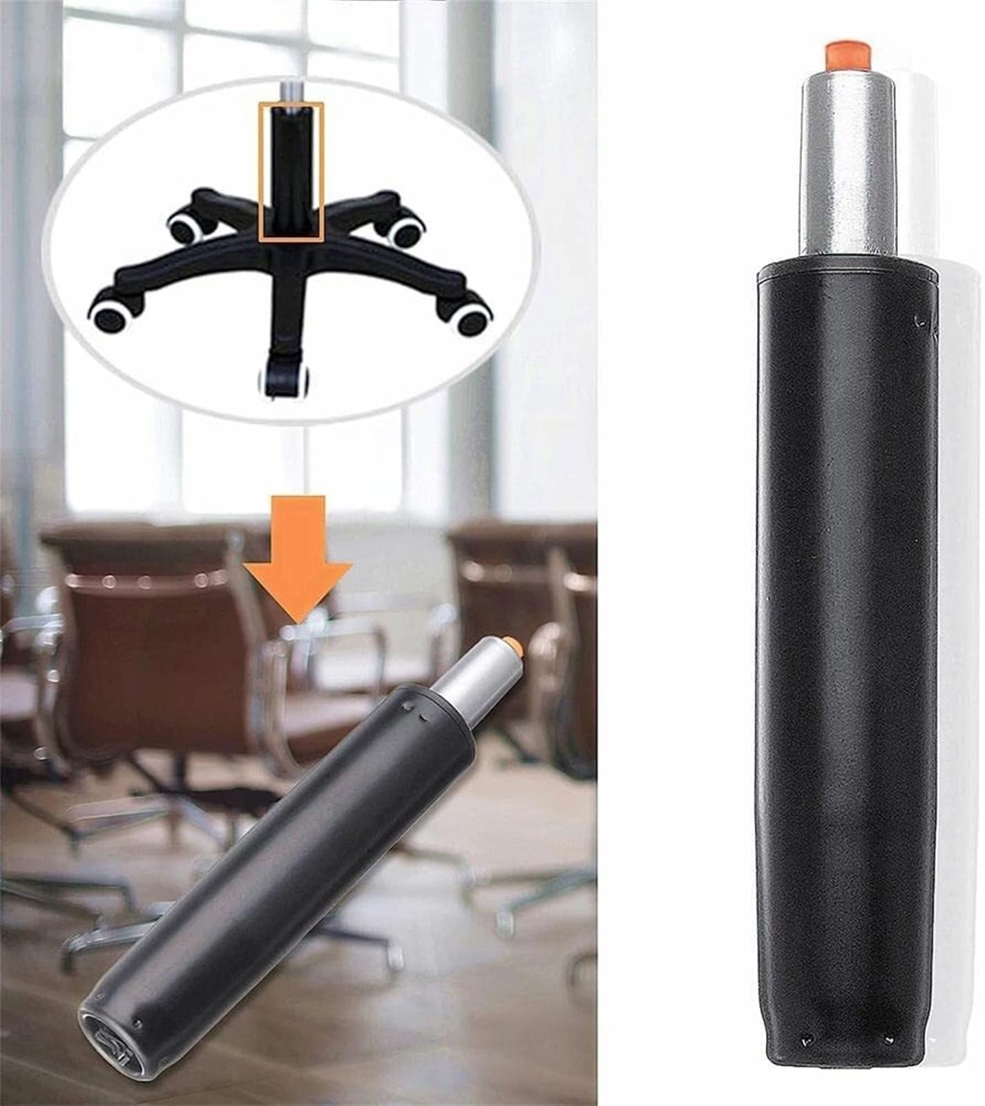 Dritto Elevazione a Gas Cilindro Seggiovia Idraulico Asta Cilindro Pneumatico Assorbimento degli Urti Sedia da Ufficio pistone Sedia Ufficio(B)