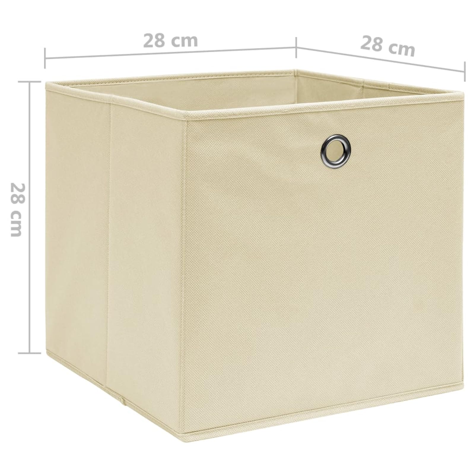 Tidyard Aufbewahrungsbox Truhe Zusammenklappbar Auflagenbox Spielkiste Regalkorb Faltkiste Korb Gartenbox Kinderbox Box Kiste Faltbox Vliesstoff 28x28x28cm Dunkelrot,Vlies,mehrere Auswahl