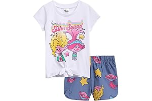 Trolls Poppy Viva T-Shirt and Chambray Shorts Set - The Perfect Outfit...