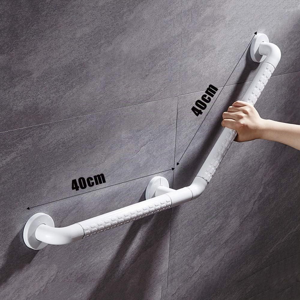 135° Asidero asa de Seguridad para Baño Acero Inoxidable Agarraderas Ducha para Personas Mayores y Discapacitadas Antideslizante Asidero para Banera 40 * 40cm