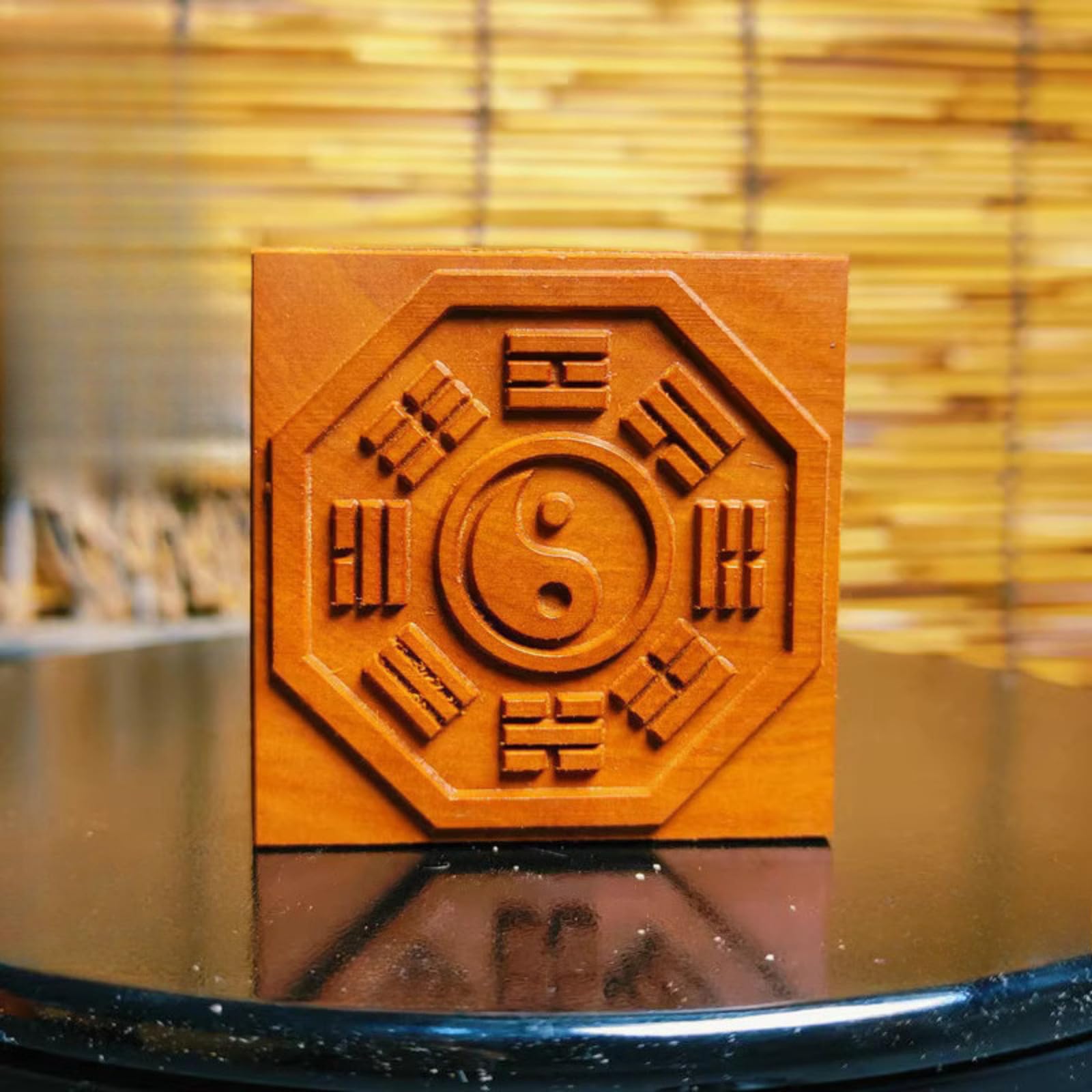 Sceau sculpté à la main taoïste pour purifier votre espace de méditation zen