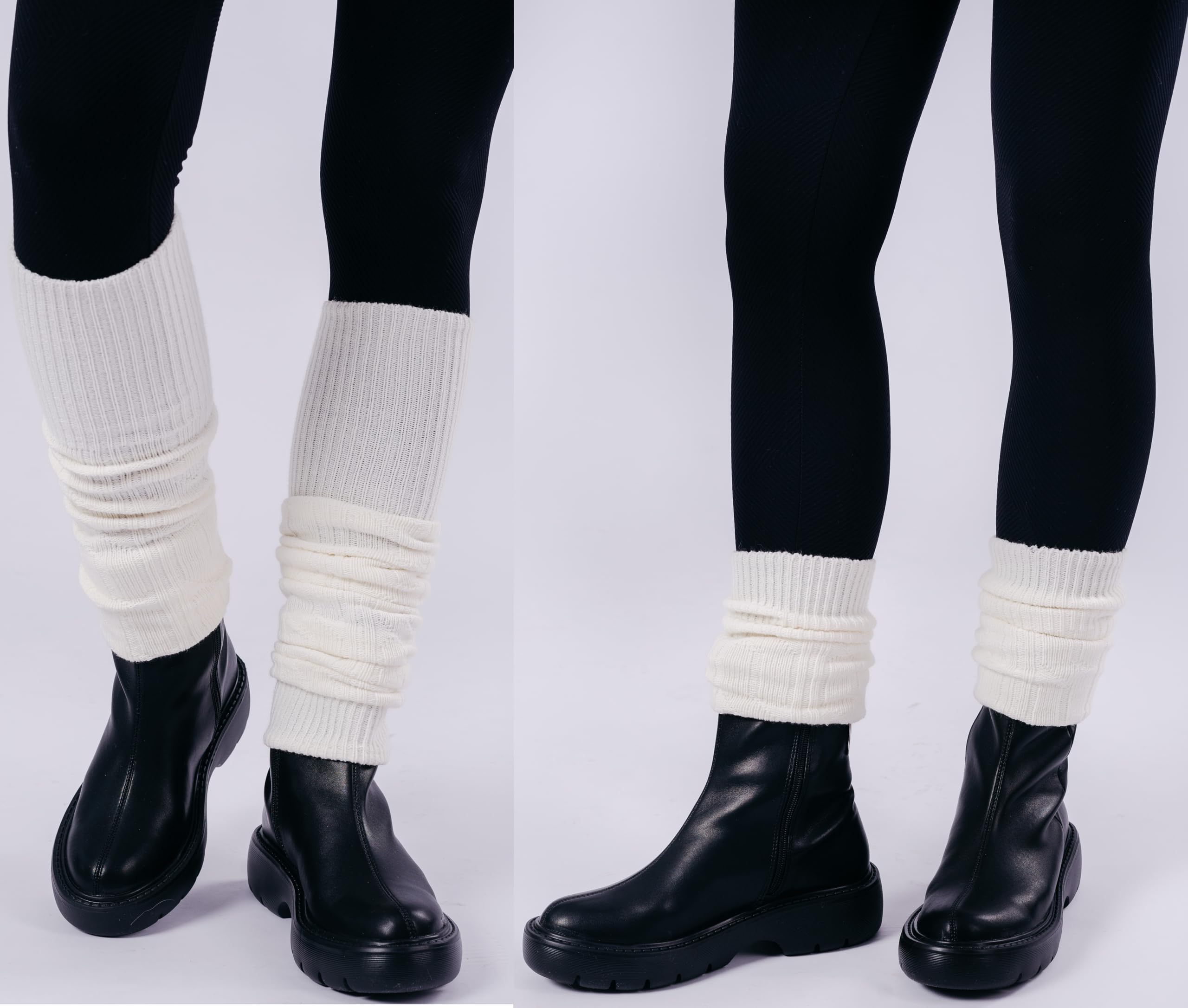 TODO Jambières Guêtres Femme en Laine - douces, souples - pour l'hiver quand il fait froid.