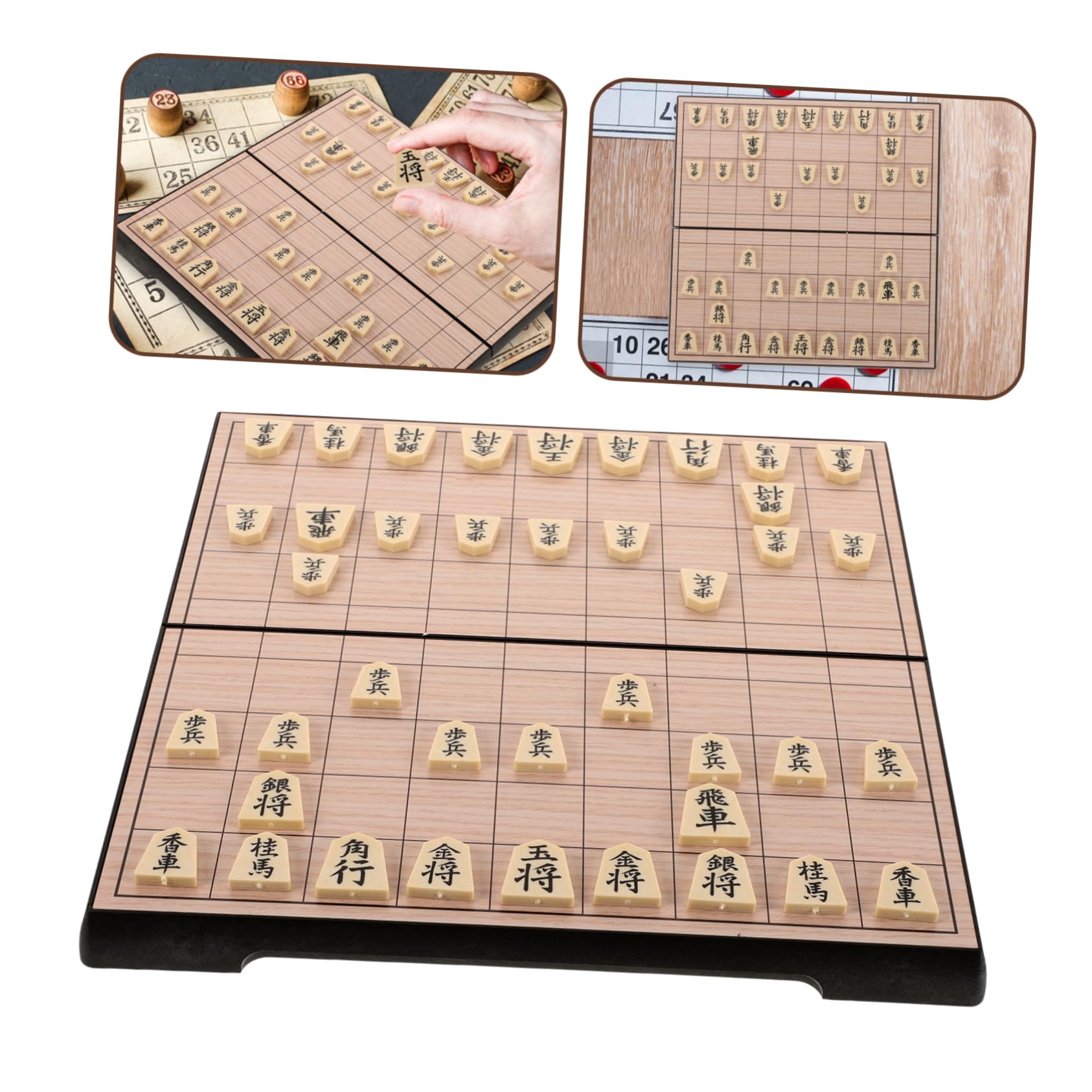 Shogi Pieghevole Magnetico in Ps, Gioco da Viaggio per Principianti | Incontri Familiari, Sviluppo Cognitivo, Formato Facile da Trasportare e Riporre, Pratico per Uso Portatile