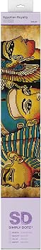 DIAMOND DOTZ Egyptian Royalty Diamond Painting Kits for Adults - Diamond Art Kits a Relaxing Creative Craft Kit with Dotz Gems 18.5"x26"