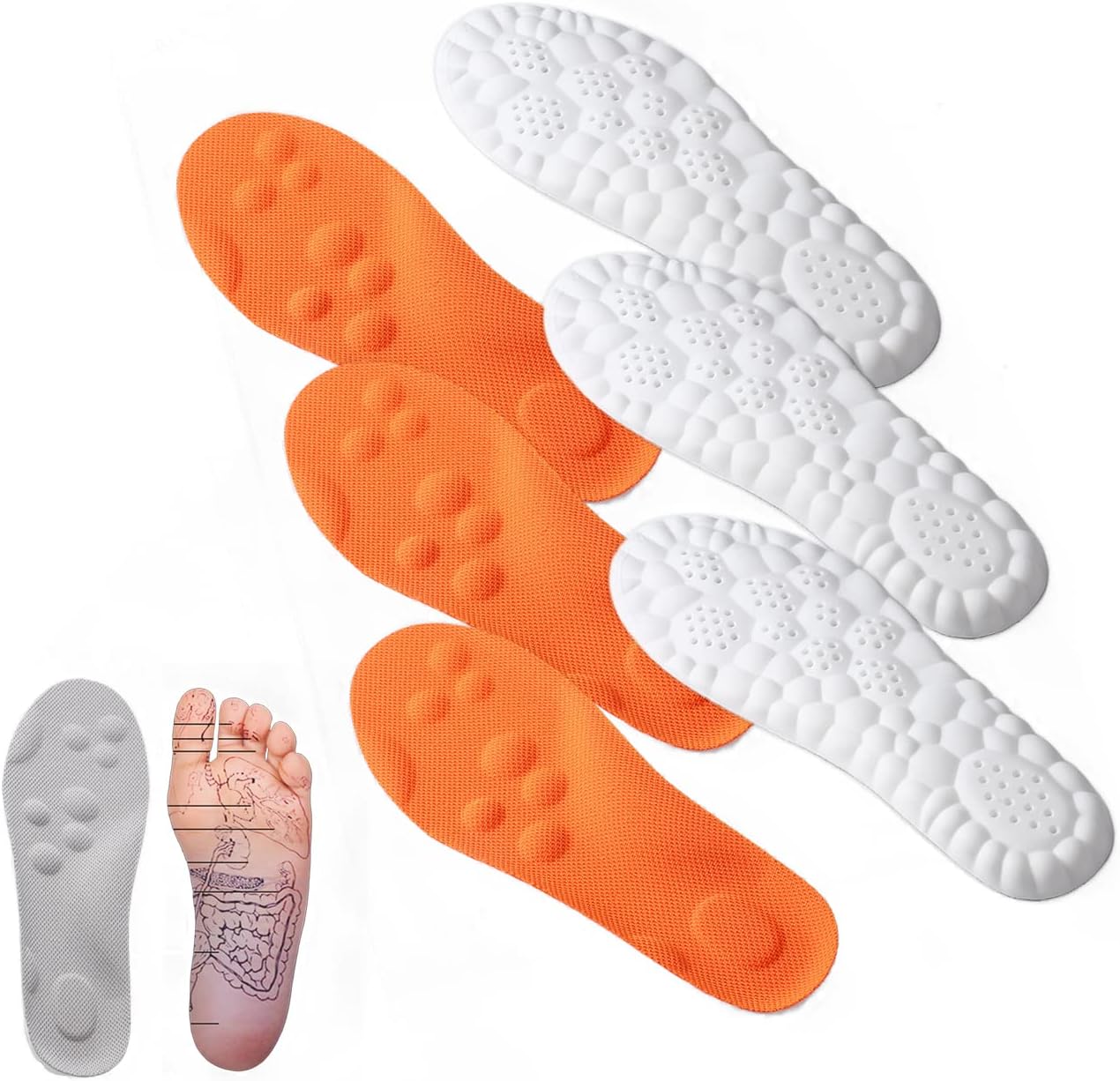 Cloudstride 4D Insoles, 4D Cloud Technology Shoe Insole, Foot Protection Cloud