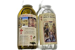 Consecrated Blessed Waters from the Jordan River and Holy Anointing Oil from the Holy Sepulcher