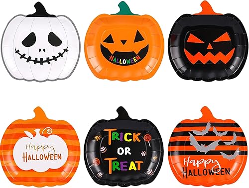 Platos de Navidad, 60 unidades, 6 diseños surtidos, platos de papel de Navidad, platos de postre para decoraciones navideñas, suministros de fiesta