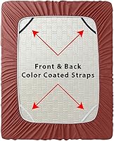 Vista 77 de Empyrean Charcoal Grey Extra Deep Pocket Fitted Sheet Full Size, Hotel Luxury Deep Pocket Full Size Fitted Sheet Only Easily Fits 18 to 24 Inch