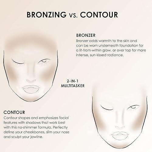 Miniatura 4 de TEMPTU SB Silicone-Based Shimmer Airbrush Bronzer Long-Lasting Buildable Formula  Bronzes  Contours The Complexion With A Soft Golden Glow