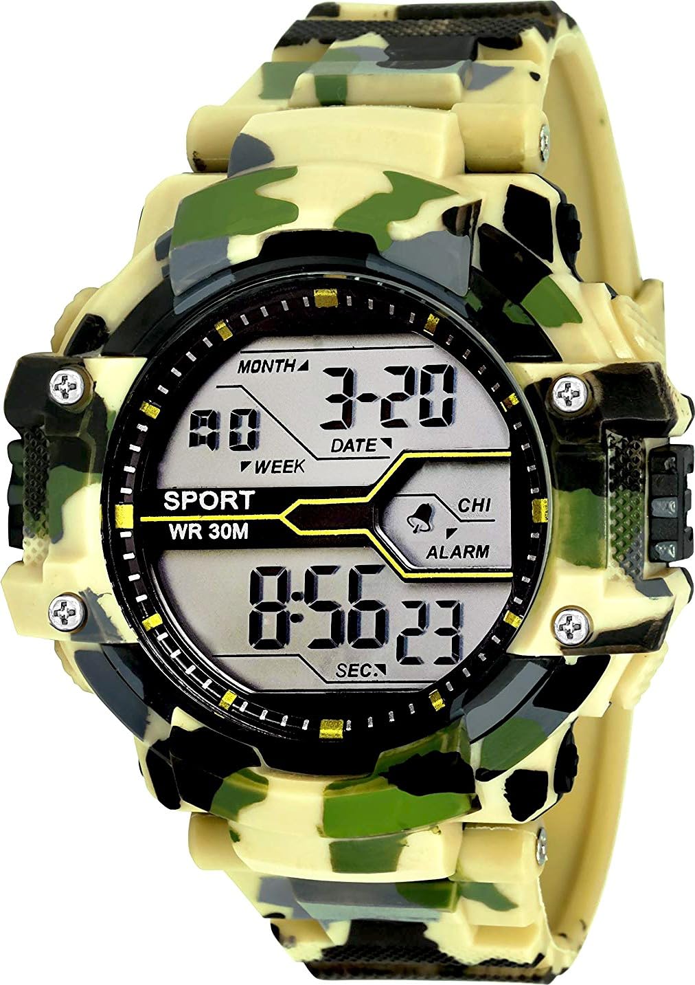 Time Up Digital Dial D-Army Design Dual Color Alarm Function Water-Proof Watch-D-ARMY-X-03 (B07NK5KP9W) Amazon Price History, Amazon Price Tracker