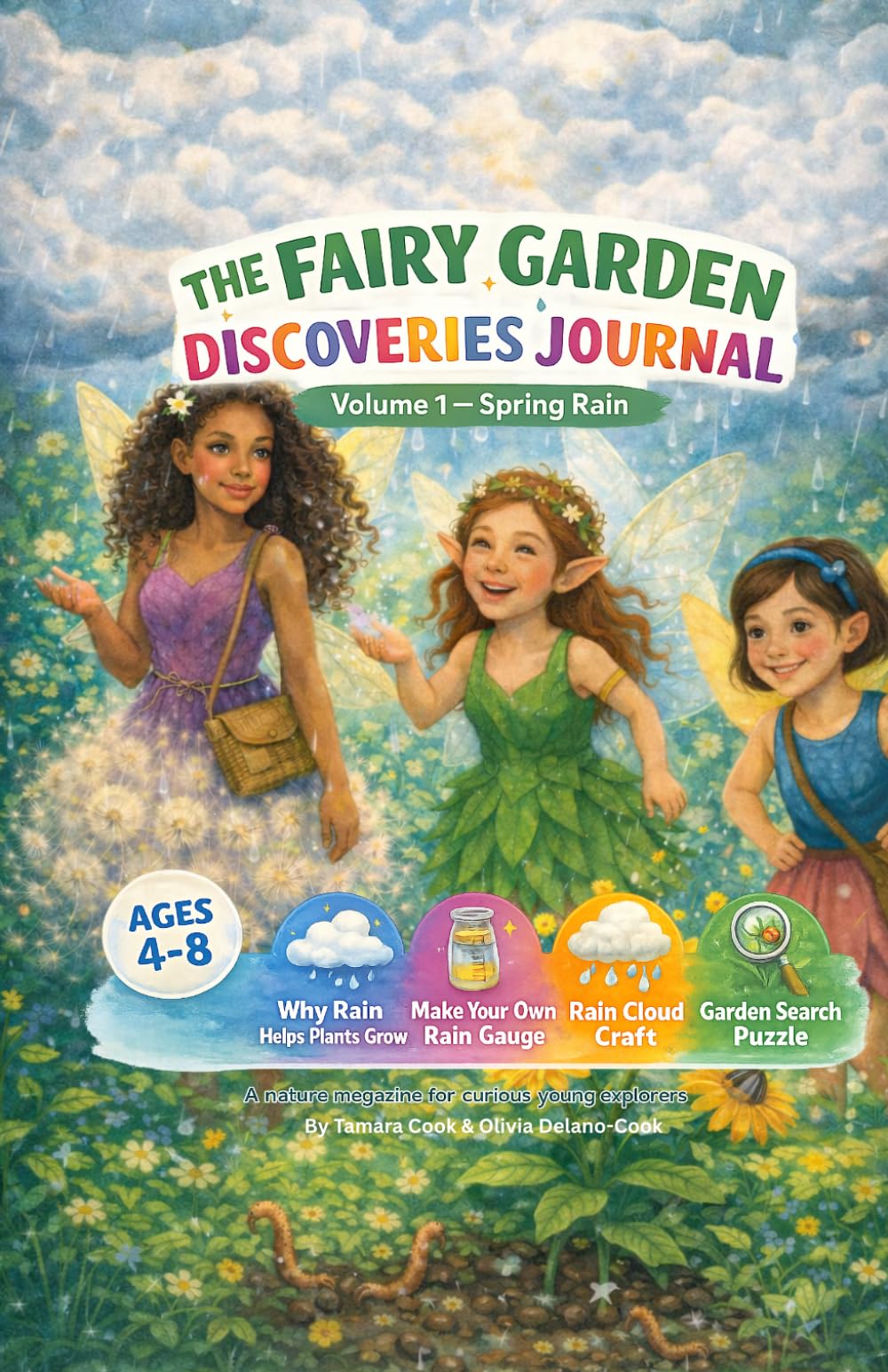 Volume 1 | Spring Rain | A Nature Discovery Magazine for Young Explorers: Fairy Garden Discoveries Journal