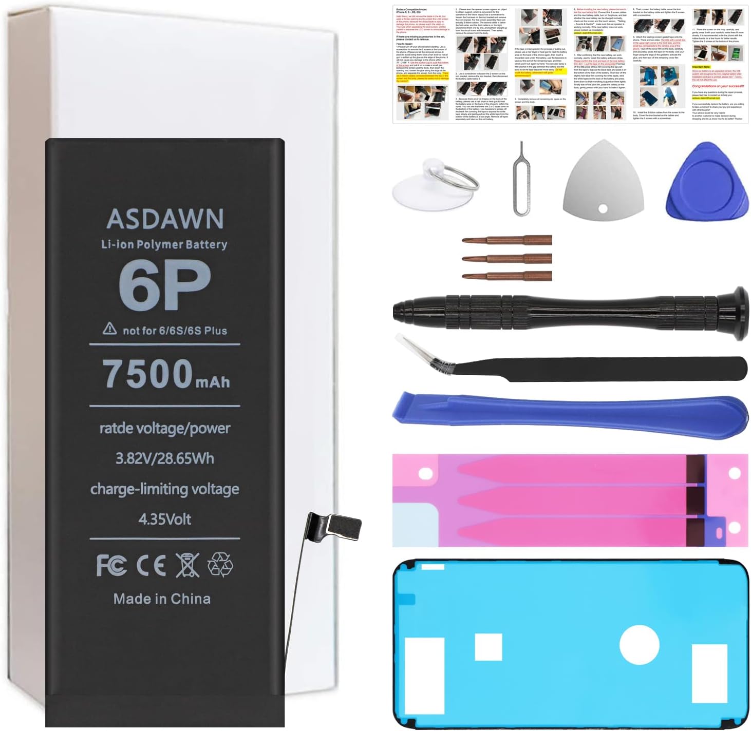 ASDAWN 7500mAh Battery for iPhone Plus Not for Jamaica Ubuy