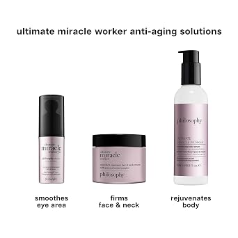 philosophy ultimate miracle worker resurfacing body serum - with retinol, hyaluronic acid & peptides - clinically proven to immediately double skin's moisture and reduce crepiness - 6.5 fl oz