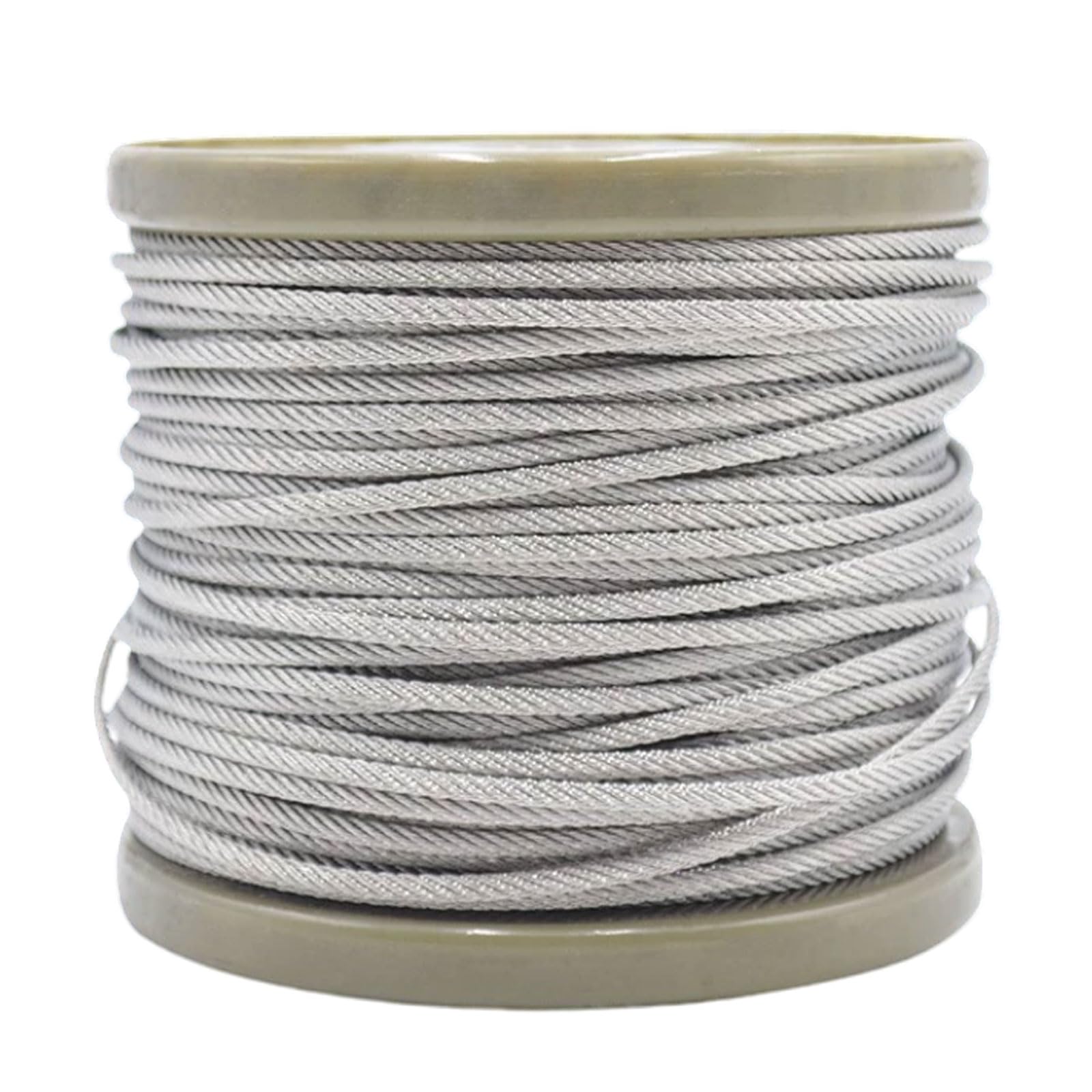 Câble métallique en acier inoxydable 304 de 4mm et 50m à structure 7x7 brins