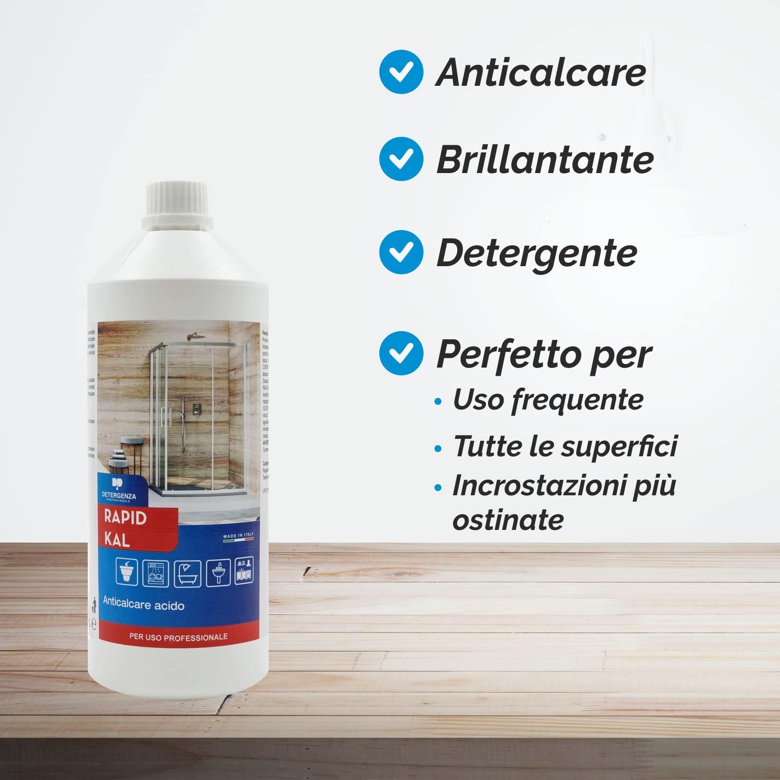 ANTICALCARE Acido Rapid KAL CONCENTRATO - Pz. 1 da 1 L HD
